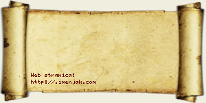 Cane Promicač vizit kartica